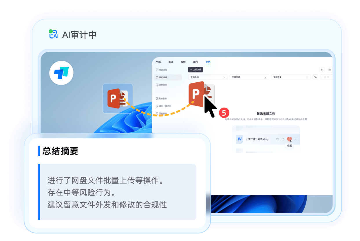 AI自动摘要，助力审计提效